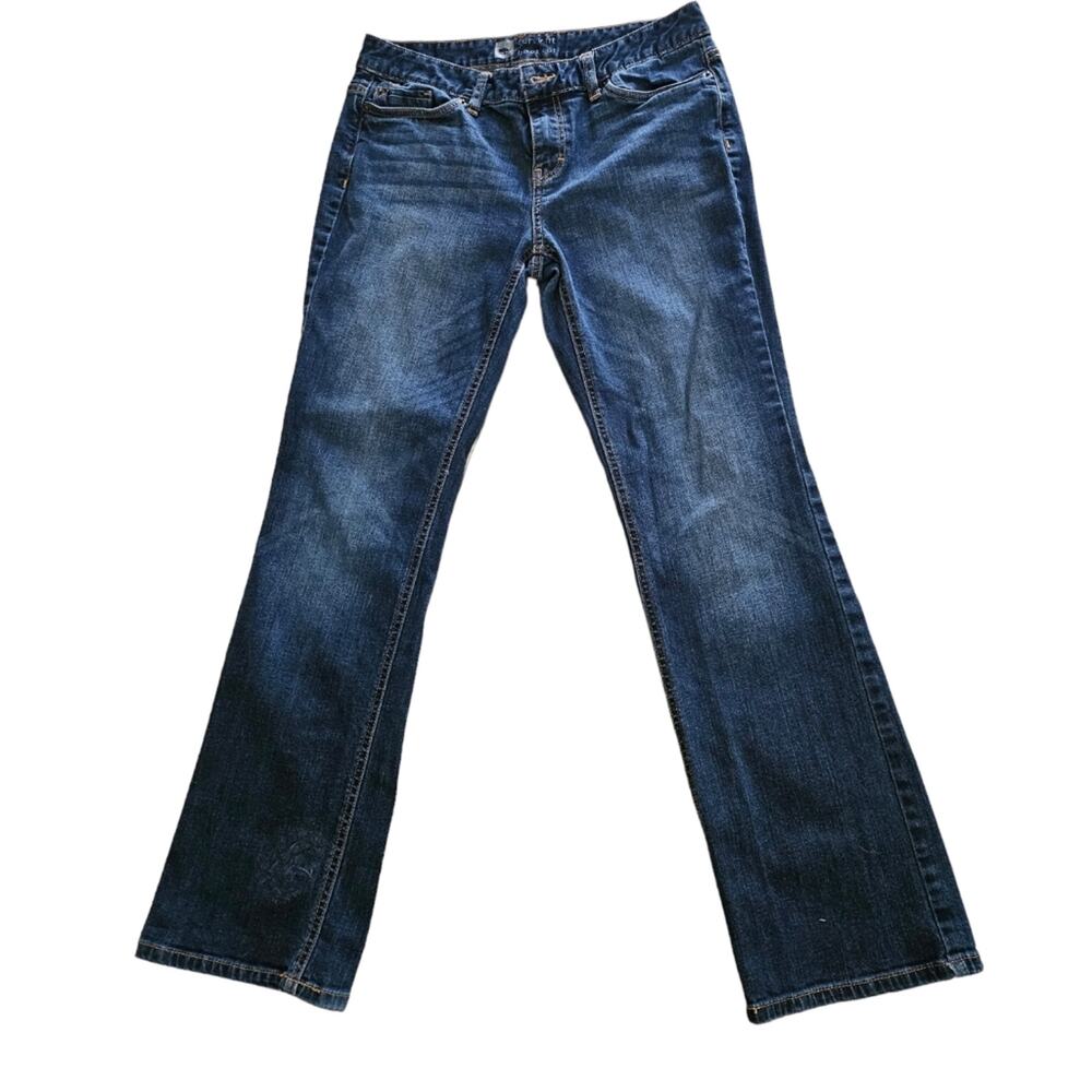 Buffalo Jeans Womens 10 Casual Y2k Denim Curvy Fit Bootcut Low Rise Pants Blue